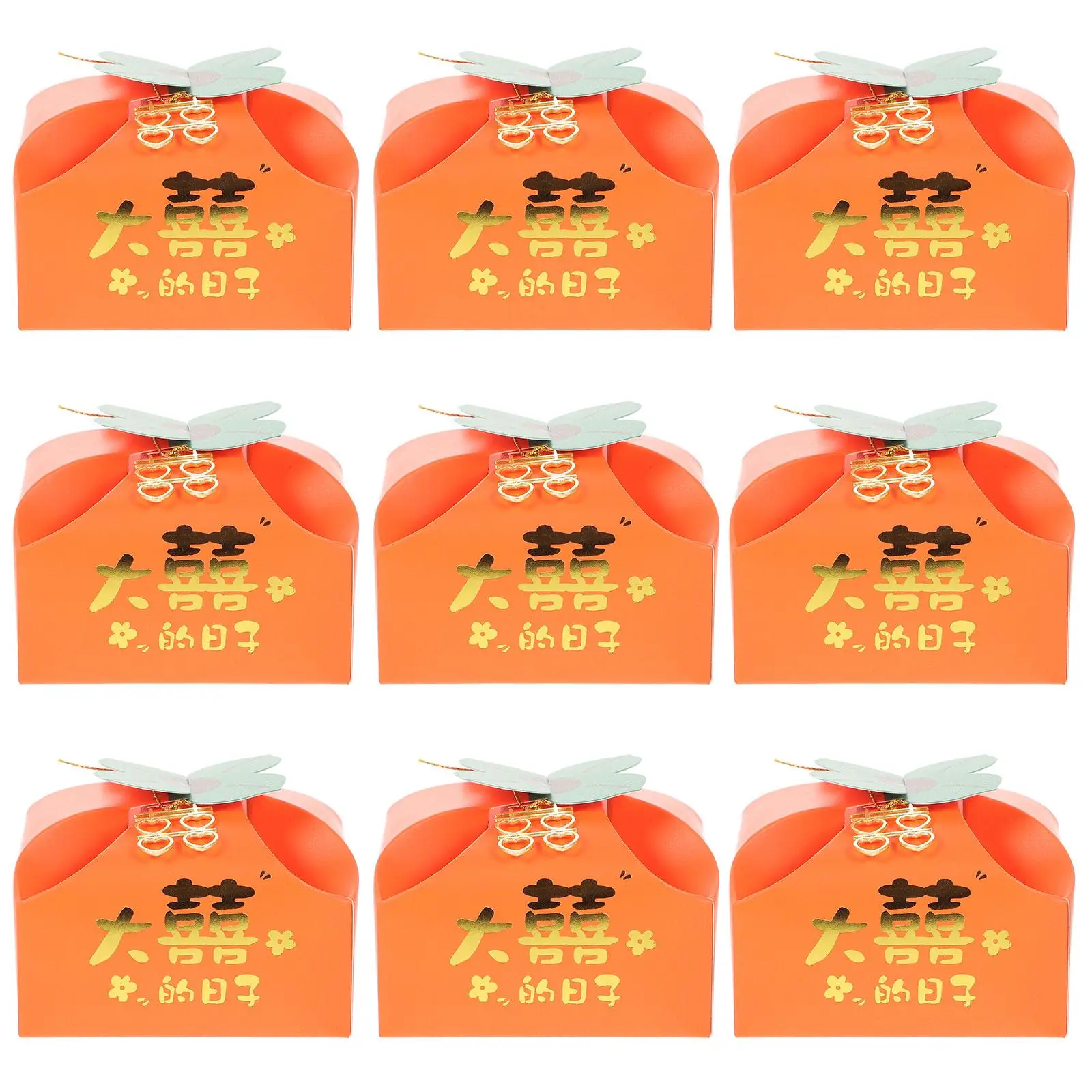 

20 Pcs Candy Box Cardboard Packing Boxes Wedding Halloween Aluminum Alloy Bridesmaid