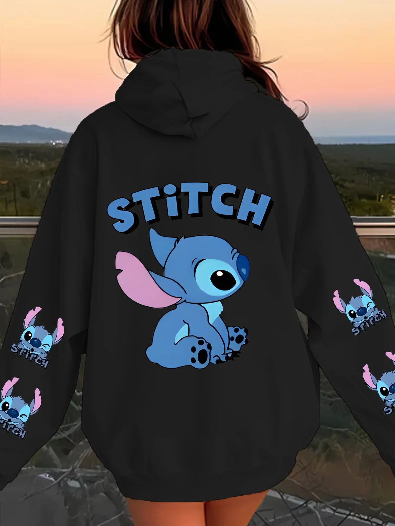 

Женская толстовка из чистого хлопка со стежком, толстовка с капюшоном, модные повседневные брюки, уличная одежда больших размеров с уникальным принтом в стиле хип-хоп