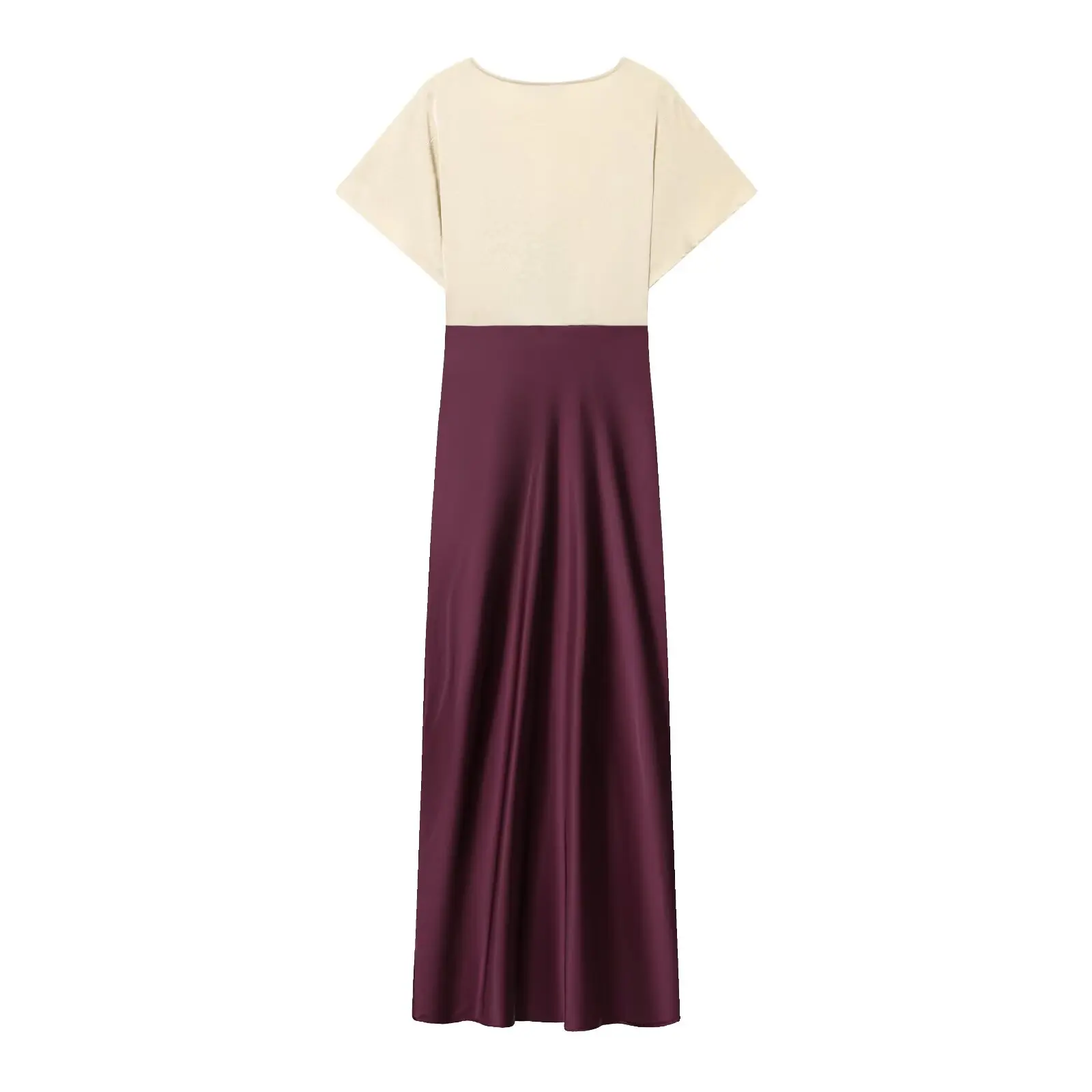 2025 Lace Satin Midi Dress Elegant Fashionable New Arrival Comfortable Office Wear Casual Versatile Retro Sexy Outerwear