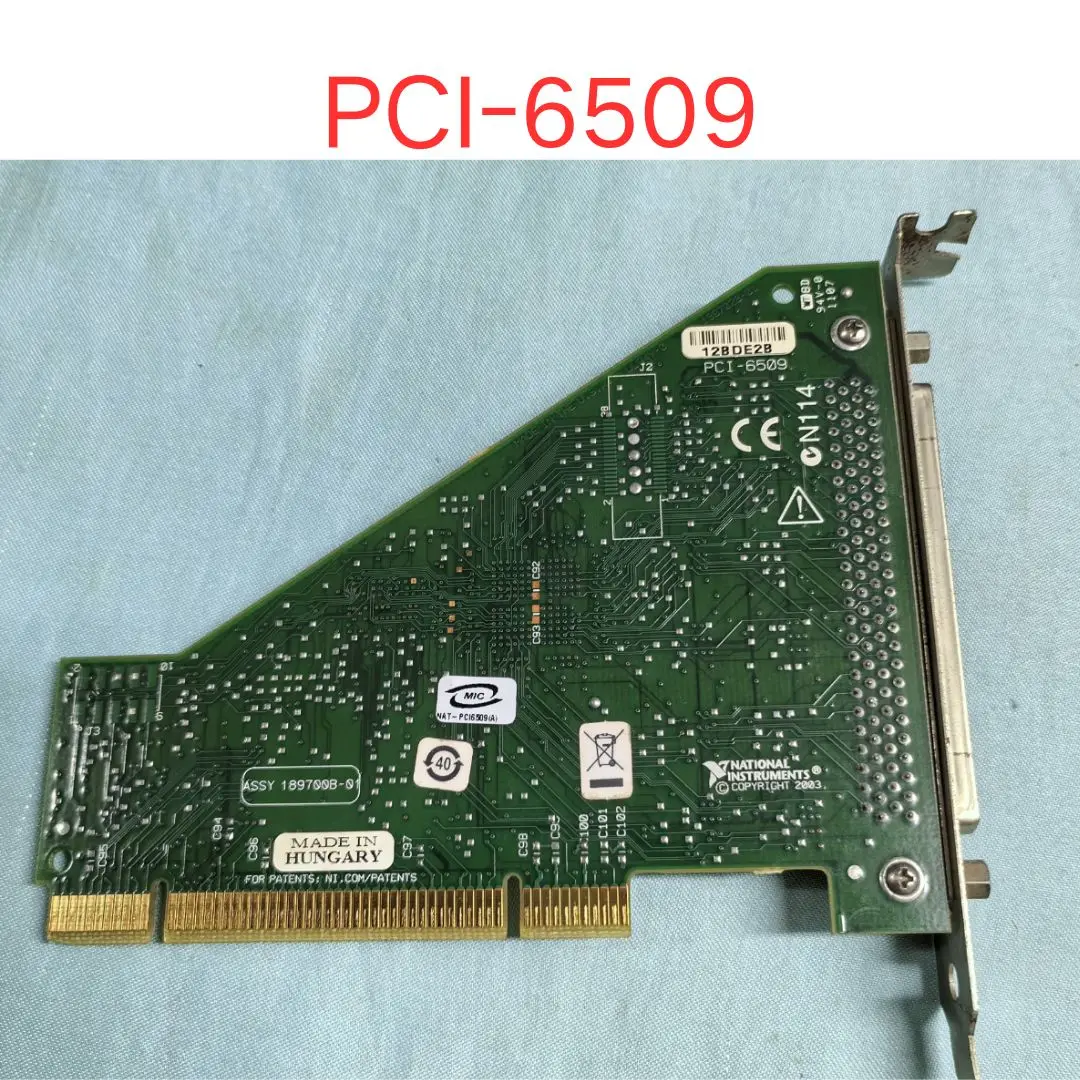 Second-hand test OK PCI-6509 acquisition card Fast Shipping