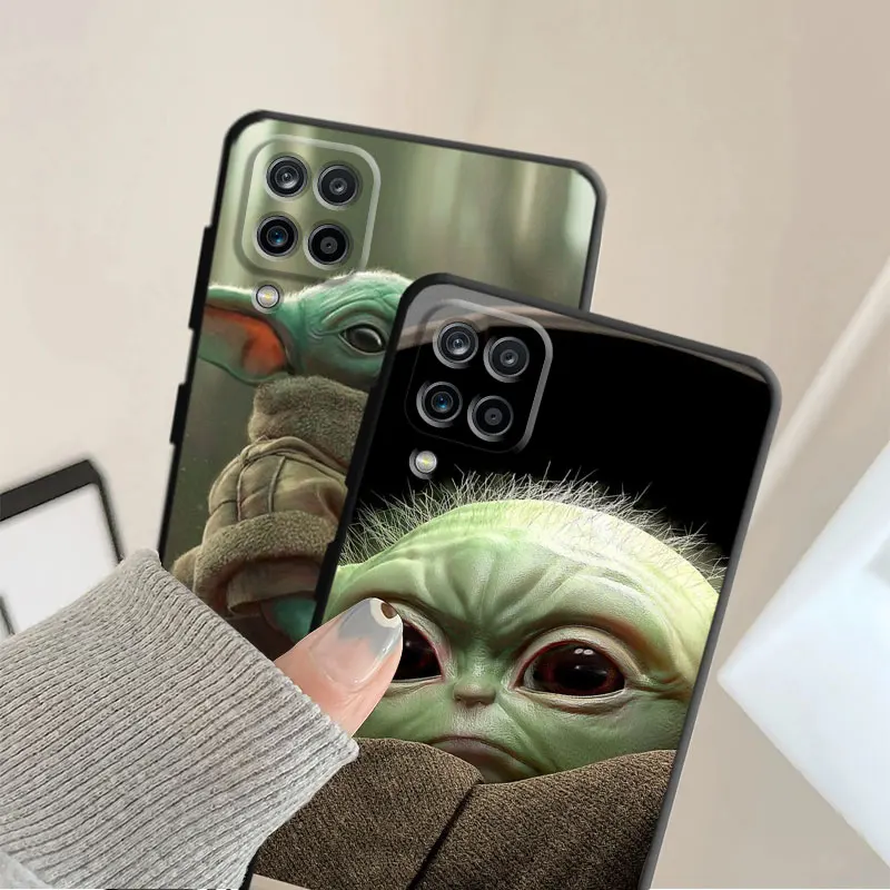 Cartoon Baby Yoda Phone Case For Samsung A52 A53 A54 A50 A71 A72 A73 A33 A34 A50 A50s A13 A14 A21s A23 A24 A32 A42 A51