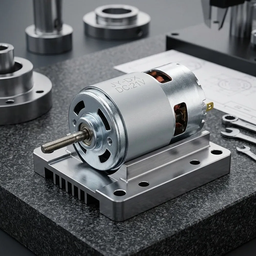 For Rapid Movement Tasks Silver High Torque Motor High Performance Dc Motor Motor Robust Torque Generation Compact Factor Design