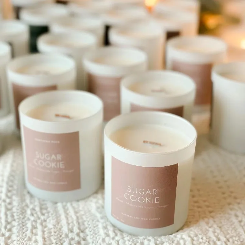 Home decoration gift box scented candle gift set custom-made own brand aromatherapy luxury glass jar
