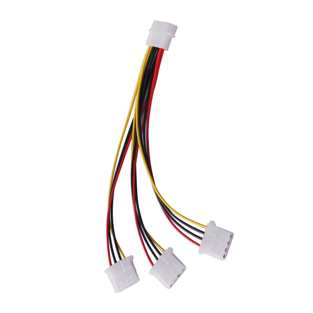 

1pc 4 Pin Pwm Splitter Extender Cable For Pc Computer Motherboard Power Connector Multiple Y Splitter Wire Bundle