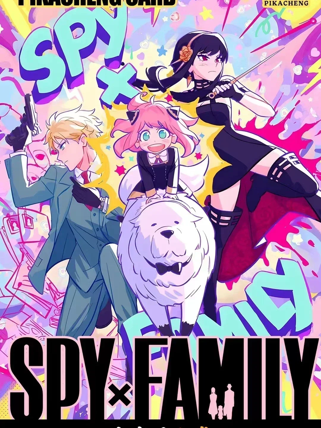 SPY FAMILY Cards Anya Forger Yor Forger Sylvia Sherwood Anime Character Peripheral Trading Collection Cards Toys Gifts