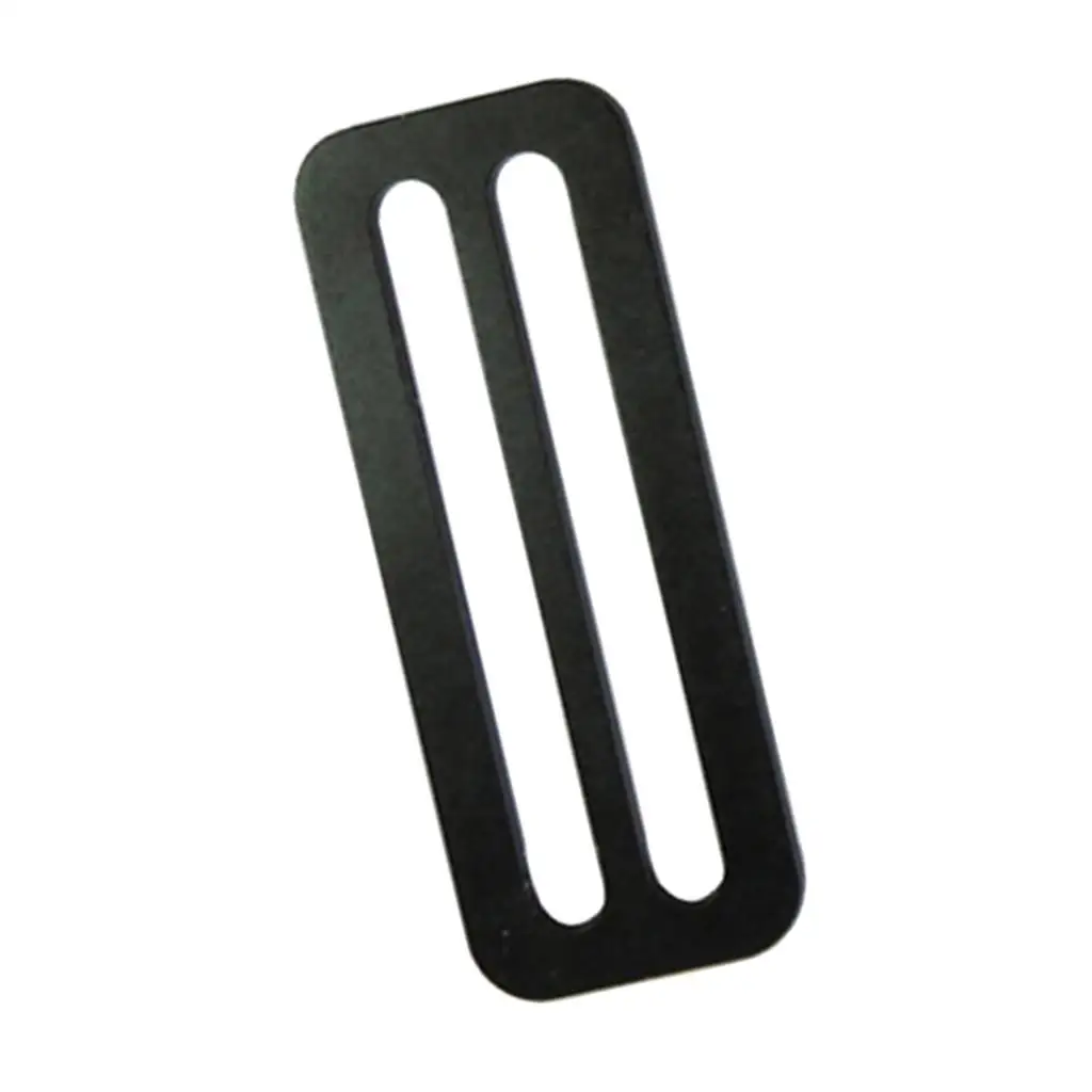 Strap Slider Button Aluminum Metal Keeper Tri Glide Length Adjuster Fastener Holder for Scuba Diving Weight Belt and Harness