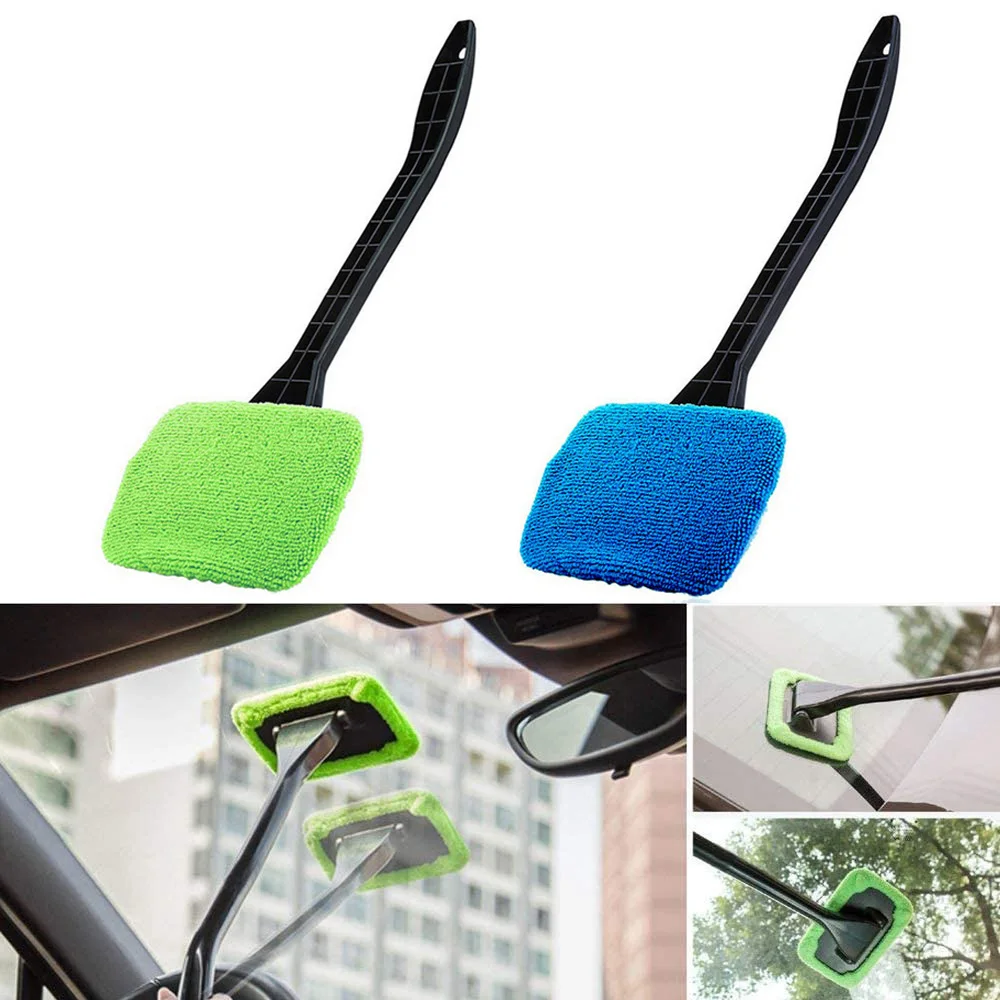 

Car Window Cleaner Brush Kit Windshield Wiper Microfiber Brush Auto Cleaning Wash Tool With Long Handle Car Accessories