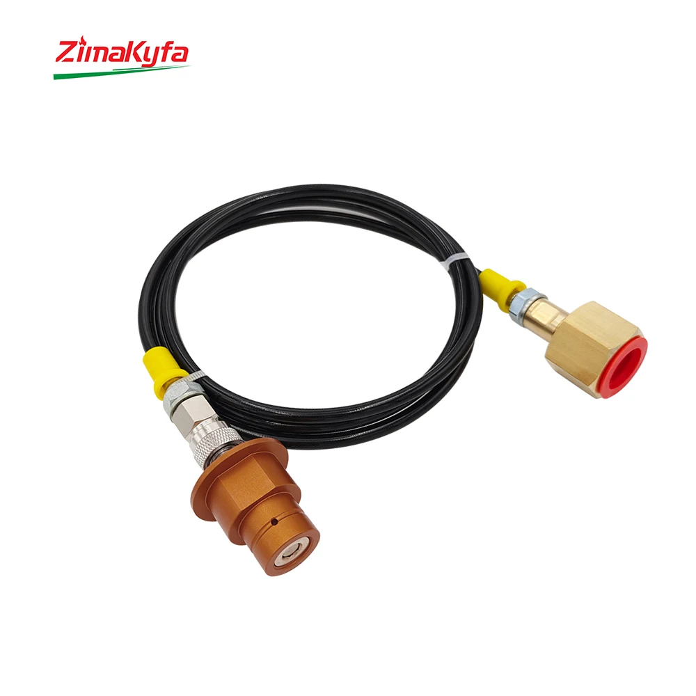 Imagem -03 - Kit de Mangueira para Co2 Externo Garrafa Tanque Quick Connect Soda Machine Maker Sodastream Duo Pico Art 90cm W21.814 Cga320 g3 4