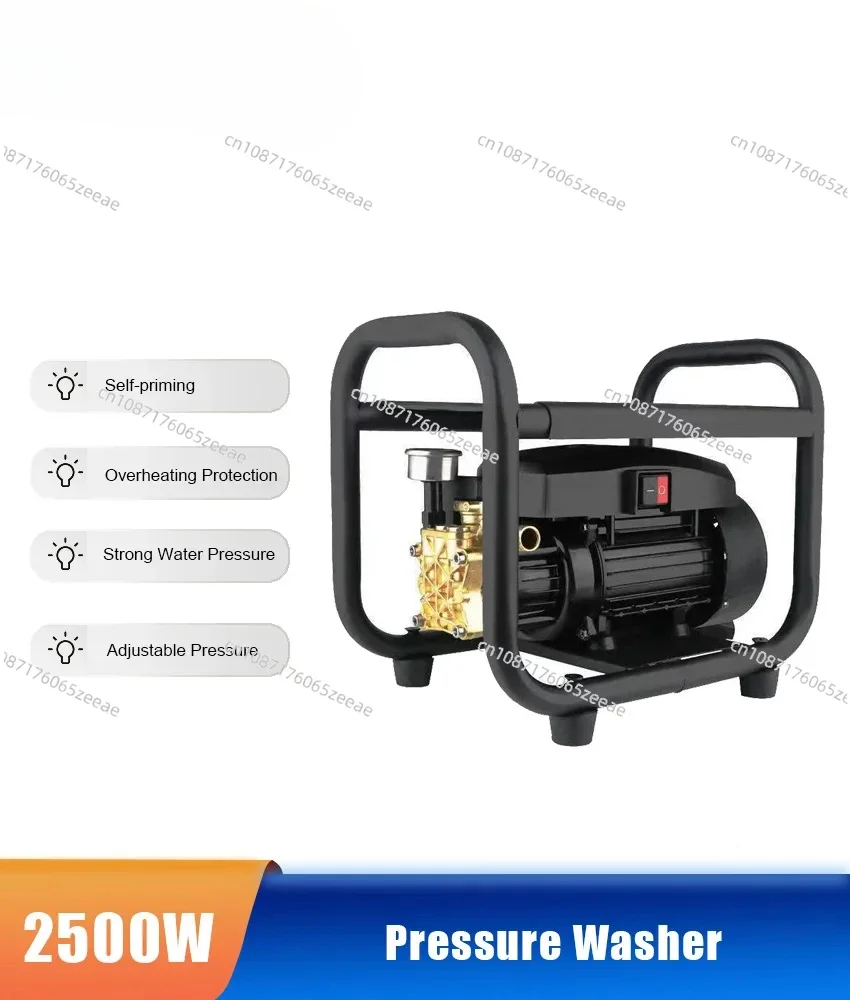 Automatic Household High Pressure Cleaning Machine 220V/3500W Portable Water Gun Foam Cleaning Machine Car Washing