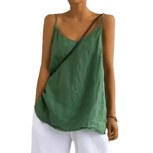 Relaxed Style Loose Fit Top Cropped Sweet with Fresh Sweet Short Length Fixed Straps Strapless Seasonal Tank Top for Women