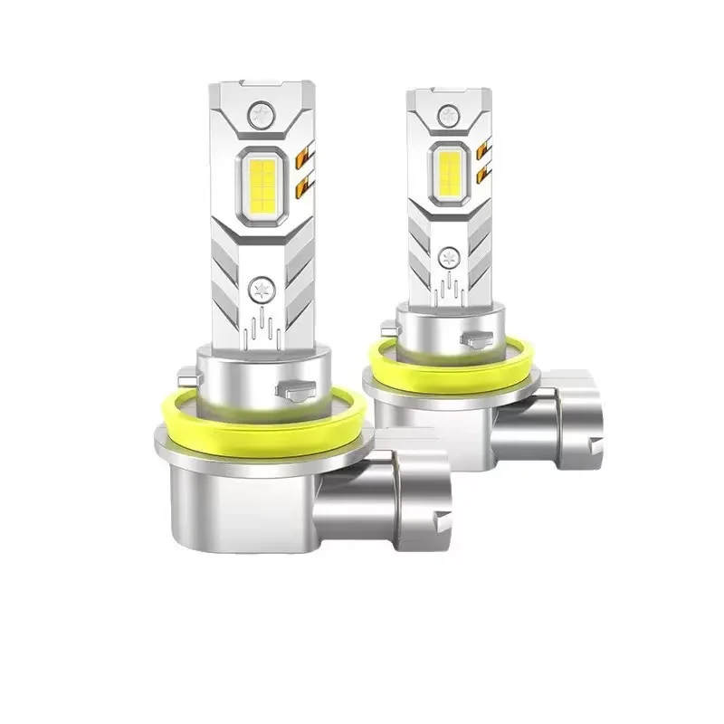 

2PCS H1 H7 H4 H11 9005/HB3 9006/HB4 LED Headlight Bulb Mini 15W CSP For Car Headlamp Light Auto Diode Plug & Play Fog Lamps 12V