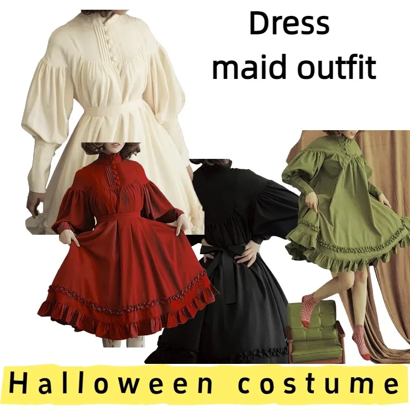 

Европейско-американский женский наряд горничной, платье для косплея, мероприятия, аниме, удобства, тематические вечеринки, сценические выступления