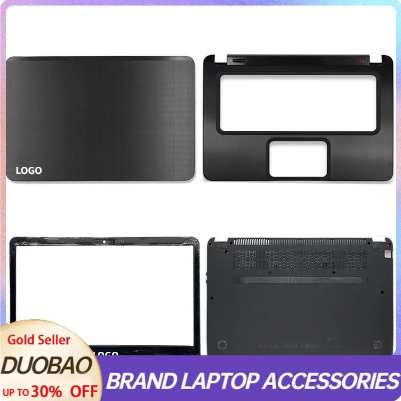 para hp envy envy 41000 4 1008 4 1040 lcd tampa traseira moldura frontal palmrest fundo case top case uma tampa 692381001 preto novo 01