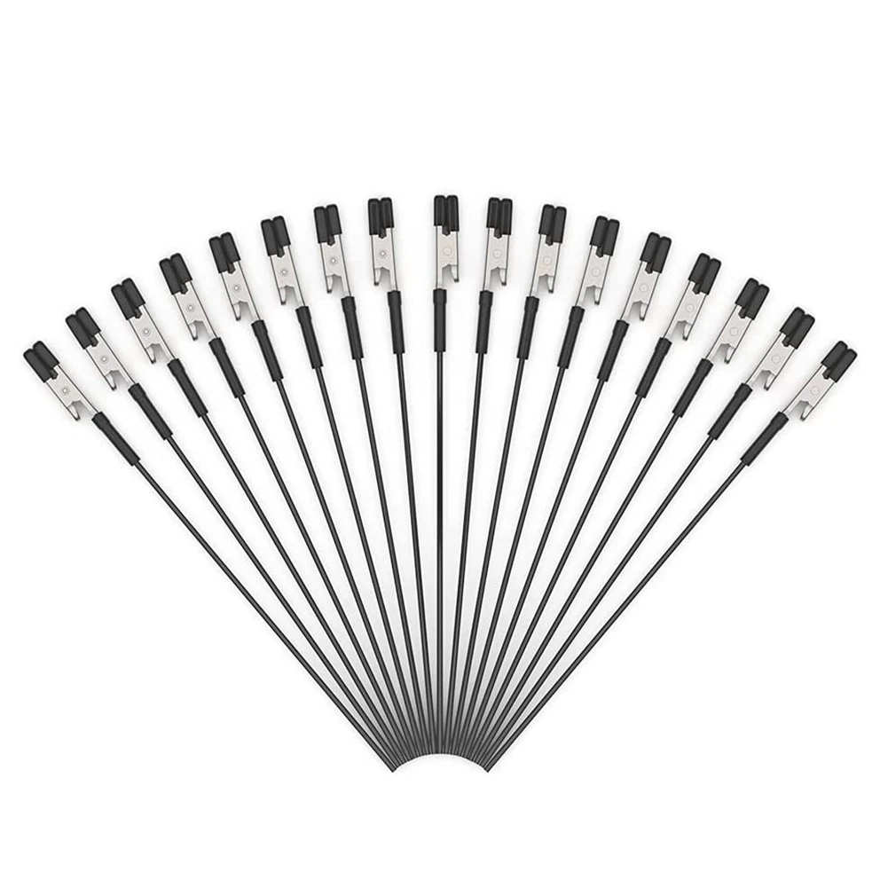 A03V 40 個ワニ口クリップスティックガンダムモデル塗装エアブラシスプレー趣味モデリングパーツ DIY カード写真メモ