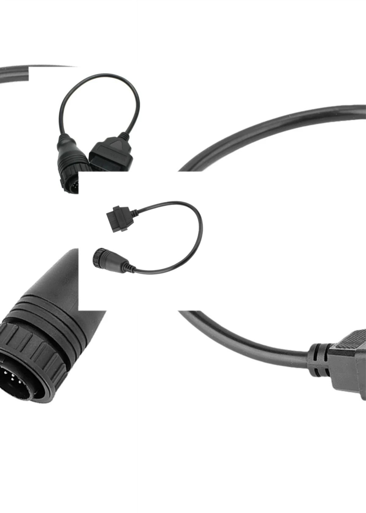 1pcs 14 Pin to OBD2 16 Pin Adaptor Cable for Mercedes-Benz Sprinter