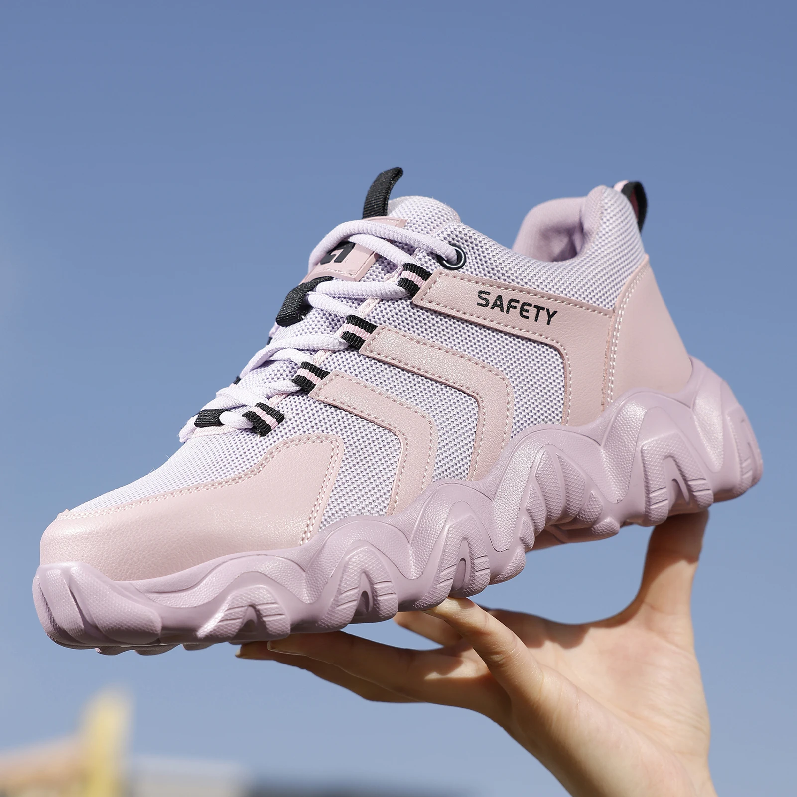 GUYISA Men's and Women's All-Weather Work Shoes with Breathable Design, Made of EVA Material, Anti-Slip and Anti-Puncture Sole