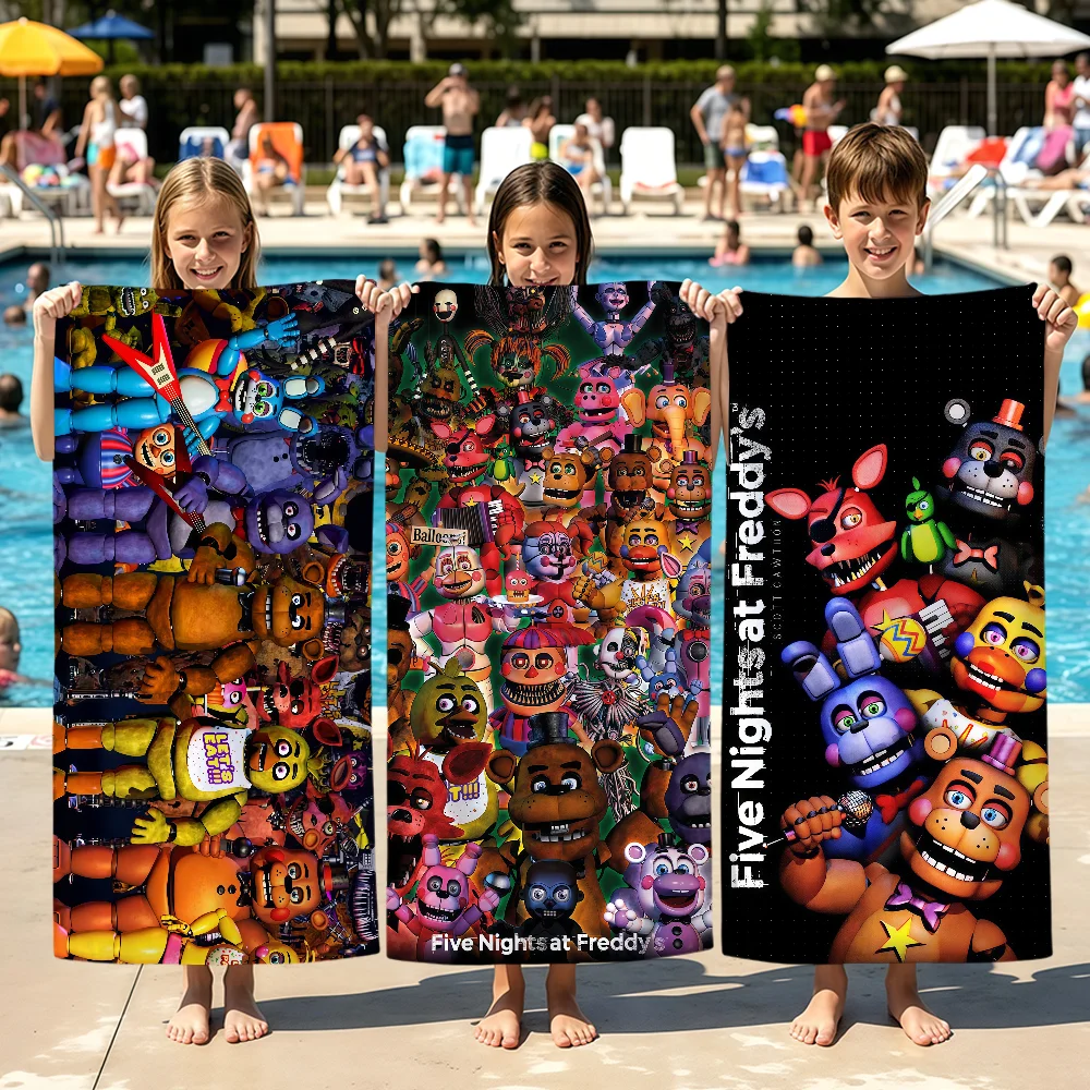 Pool soft at Beach N-Nights Towels FK Trip swim F-Freddys bath F-Five Towel Gym game Spa home room F-FNAF-s Decor Holiday Gift