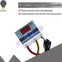 10A 12V 24V 110V 220V AC Digital LED Temperature Controller XH-W3001 for Arduino Cooling Heating Switch Thermostat NTC Sensor