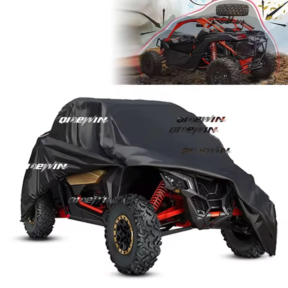 

Quad Bike UTV Universal UTV Utility Vehicle Storage Cover W/ Storage Bag For Can-am Maverick X3 2 Doors 2017-2022