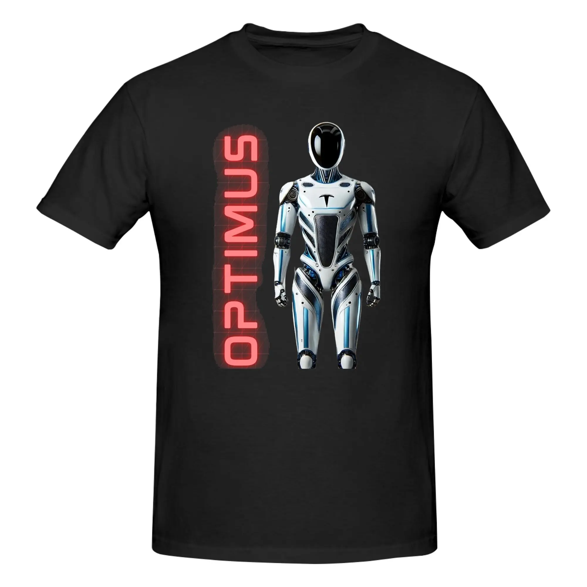 T-Shirt 100% coton pour hommes, 1 pièce, Future Robot Tech Gen 3, nouveauté, graphique, Sci-Fi Robot Optims
