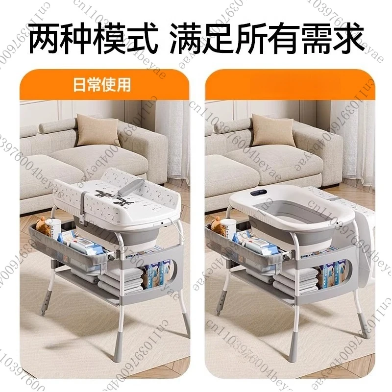 2-In-1 Diaper Table Care Table Diaper Changing Table Massage Touch  Multifunctional