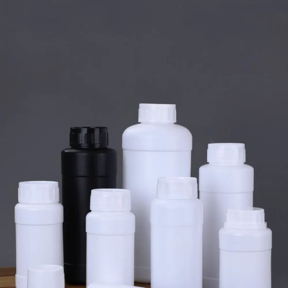 High Density Polyethylene Plastic Bottle 500ml Reagent Storage Container Industrial Liquid Dispenser Tamper Cap