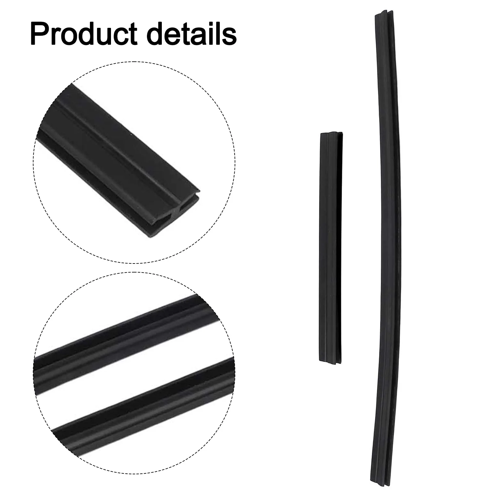 Front Pair Moulding ABS Moulding Car Roof Accessories Installation Replacement Non-Deformation Feature For Lexus LX570
