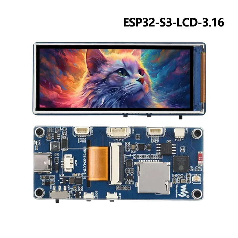 Waveshare ESP32-S3 3.16 inch 320×820 LCD Development Board 32-Bit LX7 Dual-Core ESP32-S3-LCD-3.16