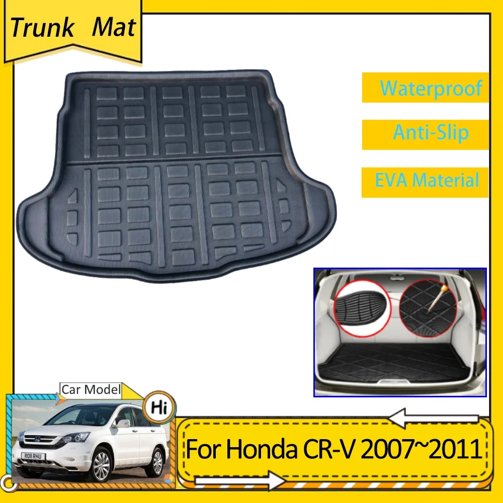 

Car Trunk Mats for Honda CR-V CRV CR V MK3 2007 2008 2009 2010 2011 Accsesories Cargo Boot Pads Protective EVA Waterproof Carpet