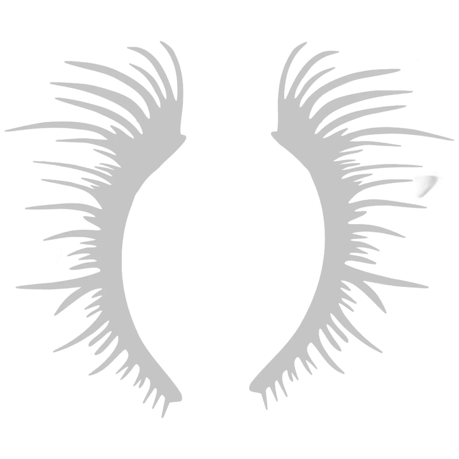 

Car Light Eyebrow Stickers Headlight Decals 2 Pieces Cute lashes Decor Protective Self Adhesive Car Decorations Waterproof PET