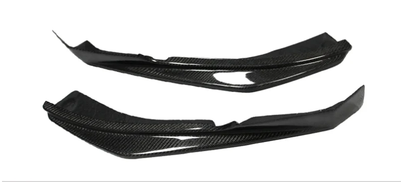 For Maserati Gran Turismo GT GTS 2007-2014 Real Carbon Fiber Car Front Bumpers Splitters Lip Aprons Wrap Angle Protector