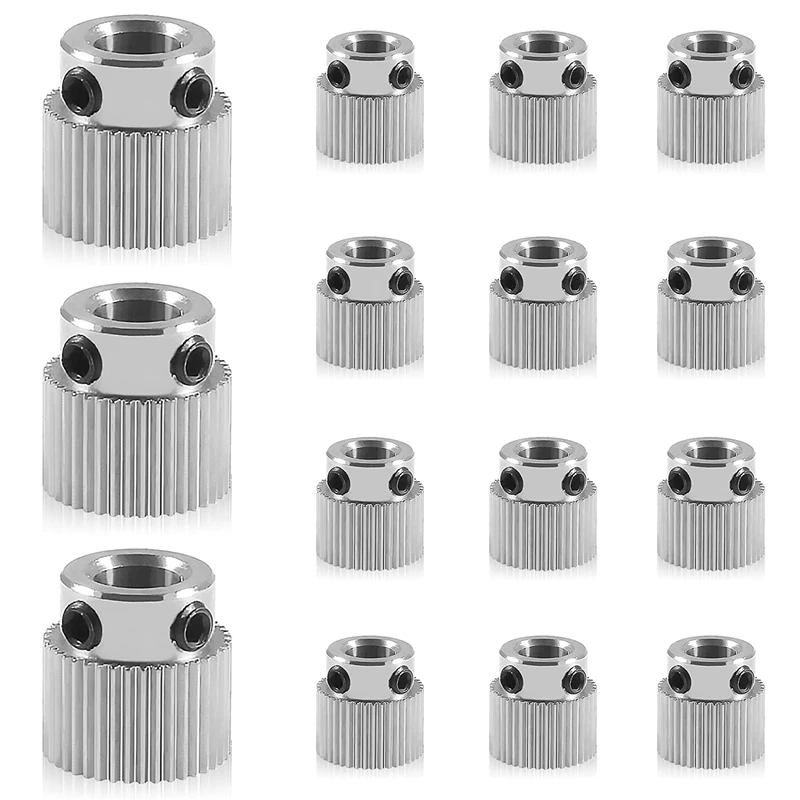 

15Pcs Extruder Wheel Gear 3D Printer Parts 36 Teeth Gear for CR-10, CR-10S, S4, S5, Ender 3, Ender 3 Pro