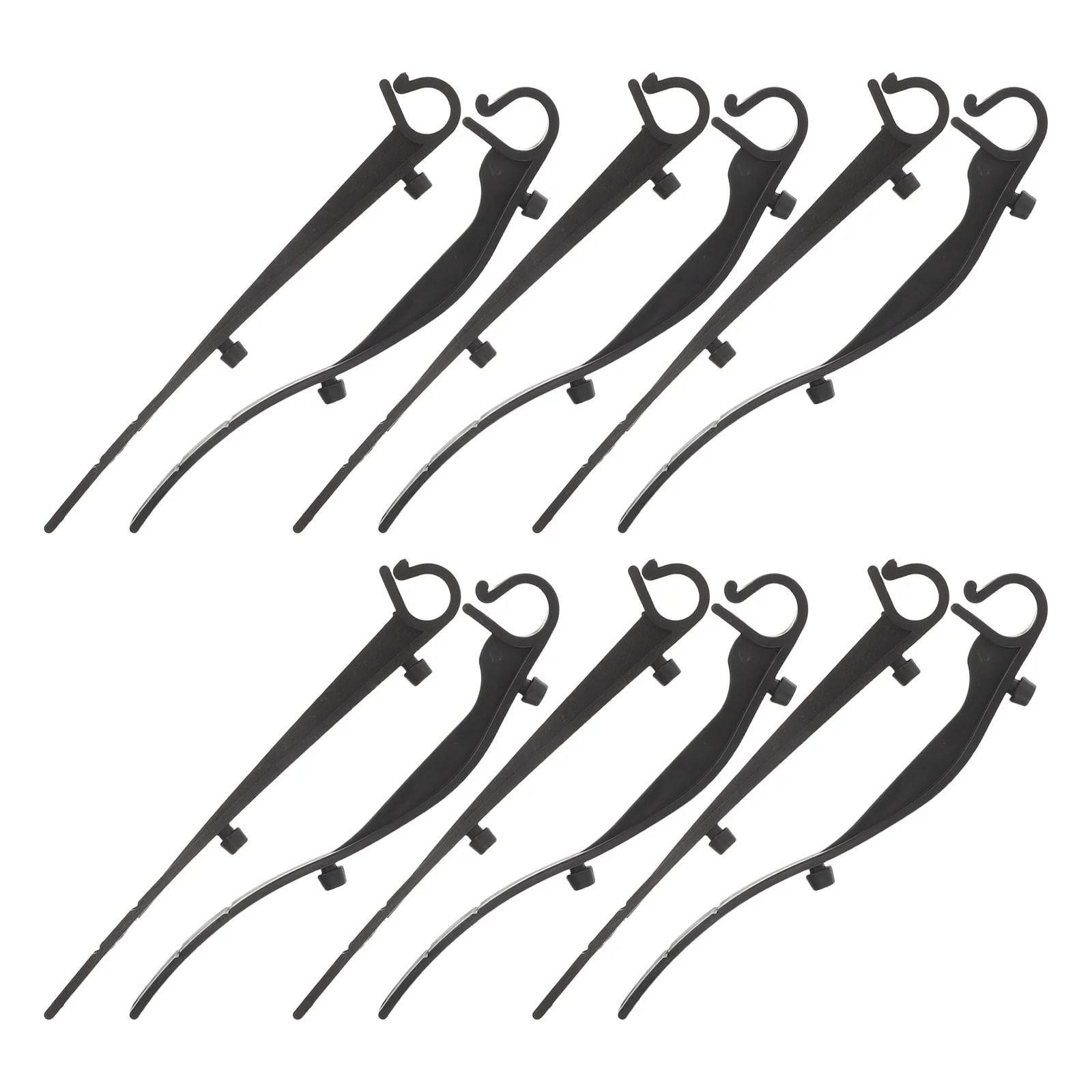 40Pcs Windproof Gutter Clips Plastic Fixing Fasteners for Gutter Mesh Protection Leaf Guard Screen Universal Fit Residential