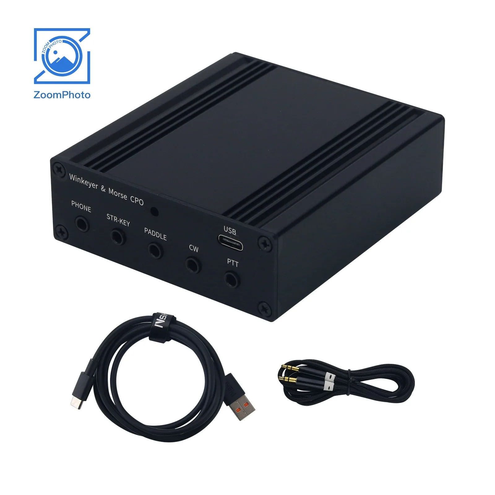 ME-16 CW Keyer Morse Code Practice Oscillator DDS Sine Wave CW Trainer Support for Winkey Protocol
