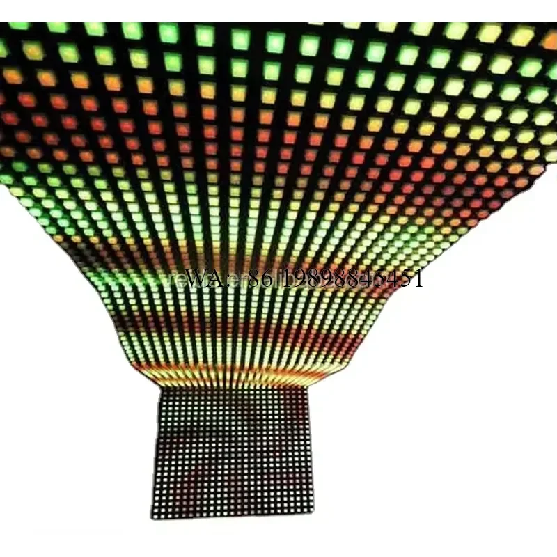 WMWMNU 2025 New Professional DMX512 LED Matrix Light with IP54 Rating for Nightclub Background RGBW Club Lighting Effects