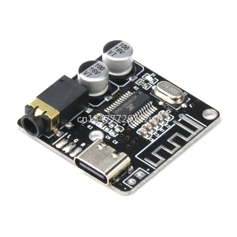 

Type-C Port, Bluetooth 5.0 Audio Receiver Decoding Board Module MP3 Car Audio Speaker Wireless Modification