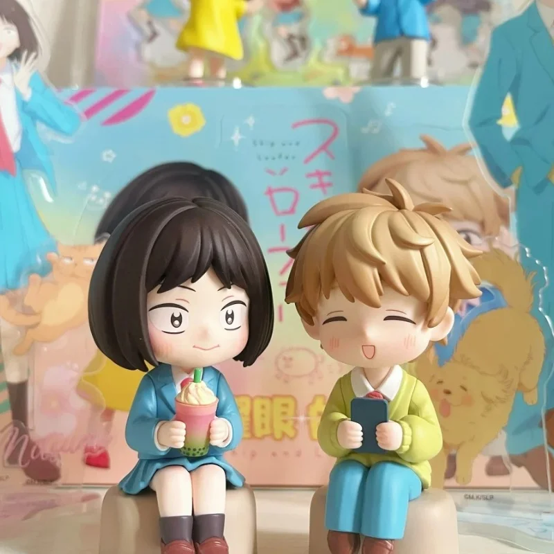 Skip And Loafer Blind Box Kawaii Anime Mitsumi Iwakura Shima Sousuke Mysterious Surprise Box Figure Model Super Cute Toy Birthda