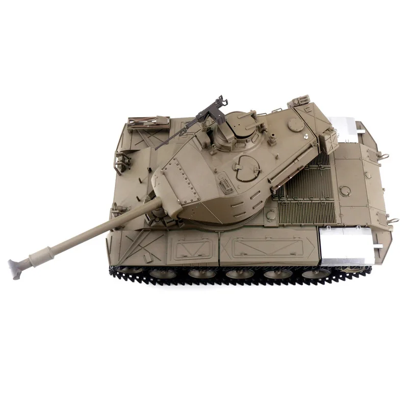 Henglong 3839-1 จําลองรถรีโมทคอนโทรลของเล่นมัลติฟังก์ชั่น Battle การแข่งขัน Light Battle Tank เสียงและแสง