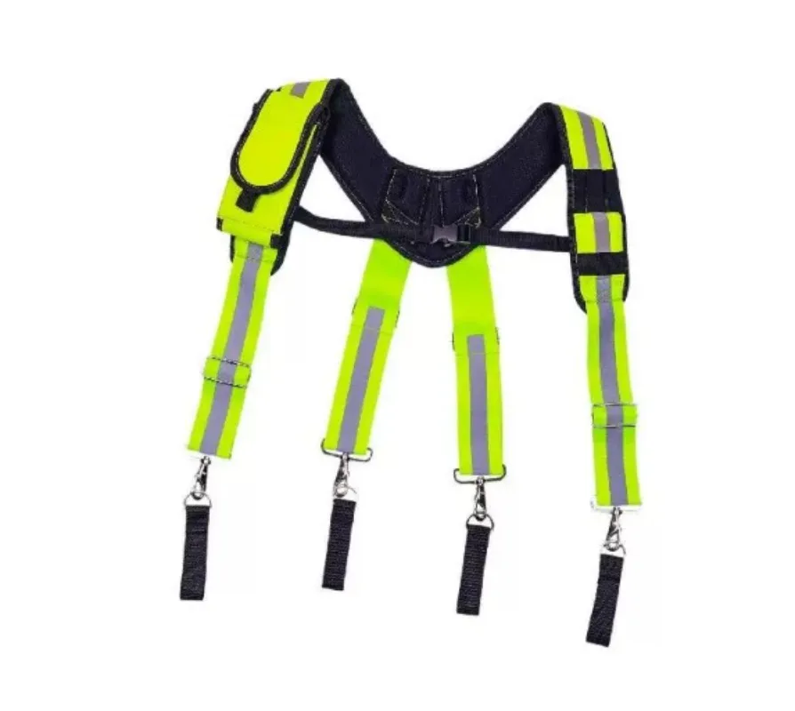 For Hi‑Vis Fluorescent‑Y‑Shape‑Tool‑Belt‑Suspenders,‑Heavy‑Duty‑Adjustable‑Work‑Braces‑Strap‑Accessory‑For‑Electrician‑Carpenter