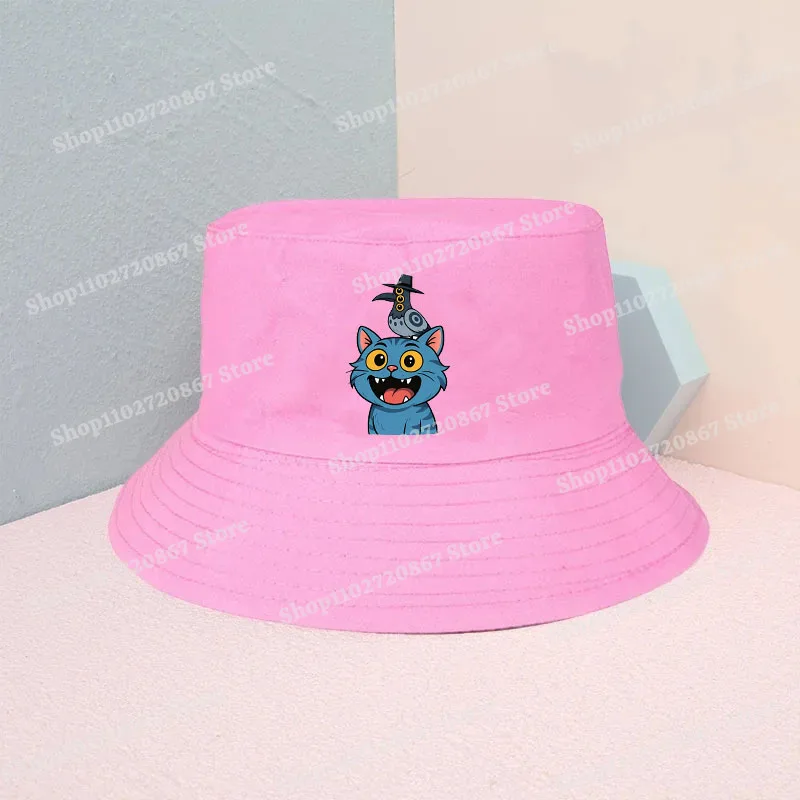 Kpop demônio caçadores criança chapéu de pescador menino menina kawaii anime padrão balde chapéu ao ar livre beira-mar turismo moda dos desenhos animados chapéu de sol