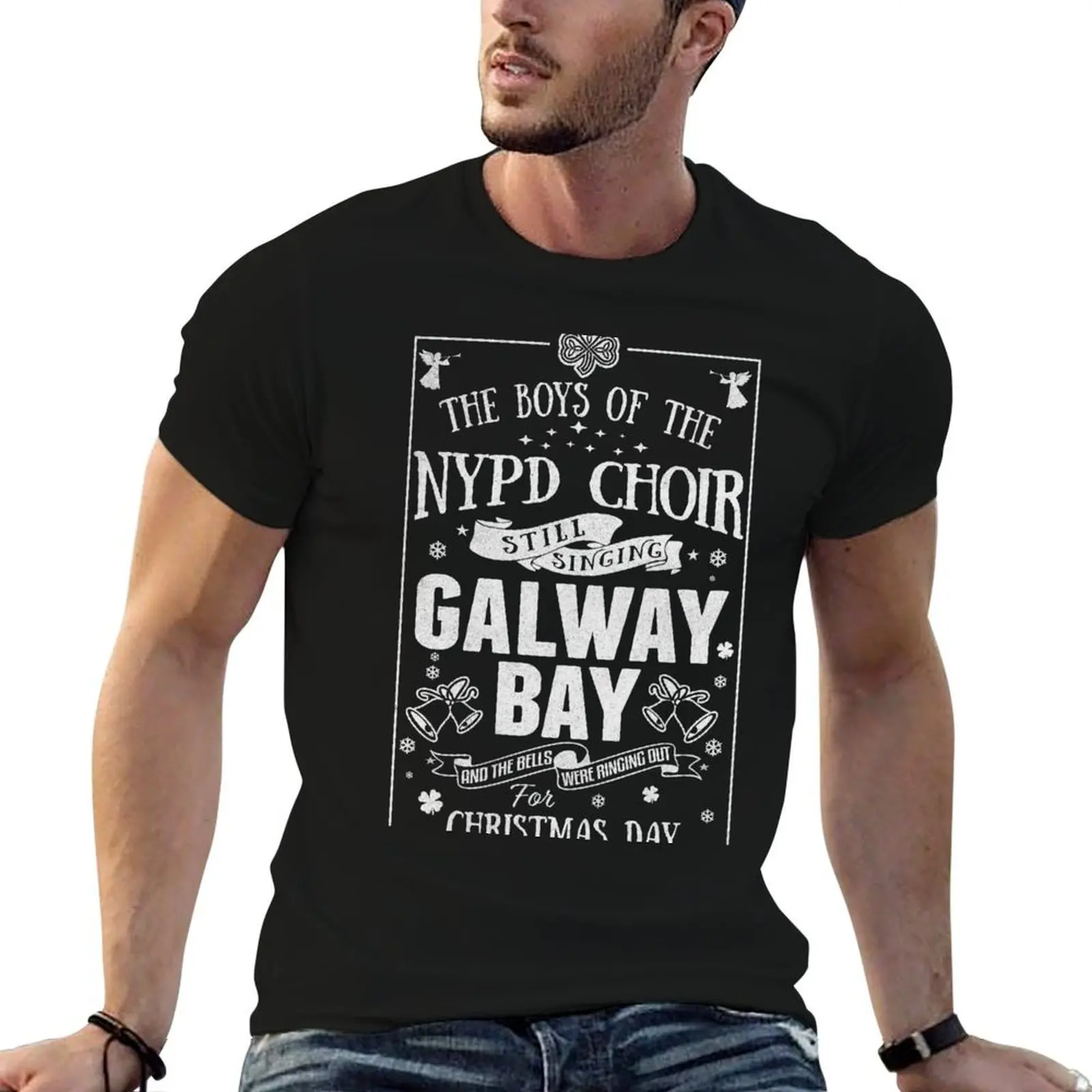 

Fairytale Of New York Christmas Pogues T-Shirt t shirt custom print man t shirts graphic t shirts for man graphic tees T-shirt