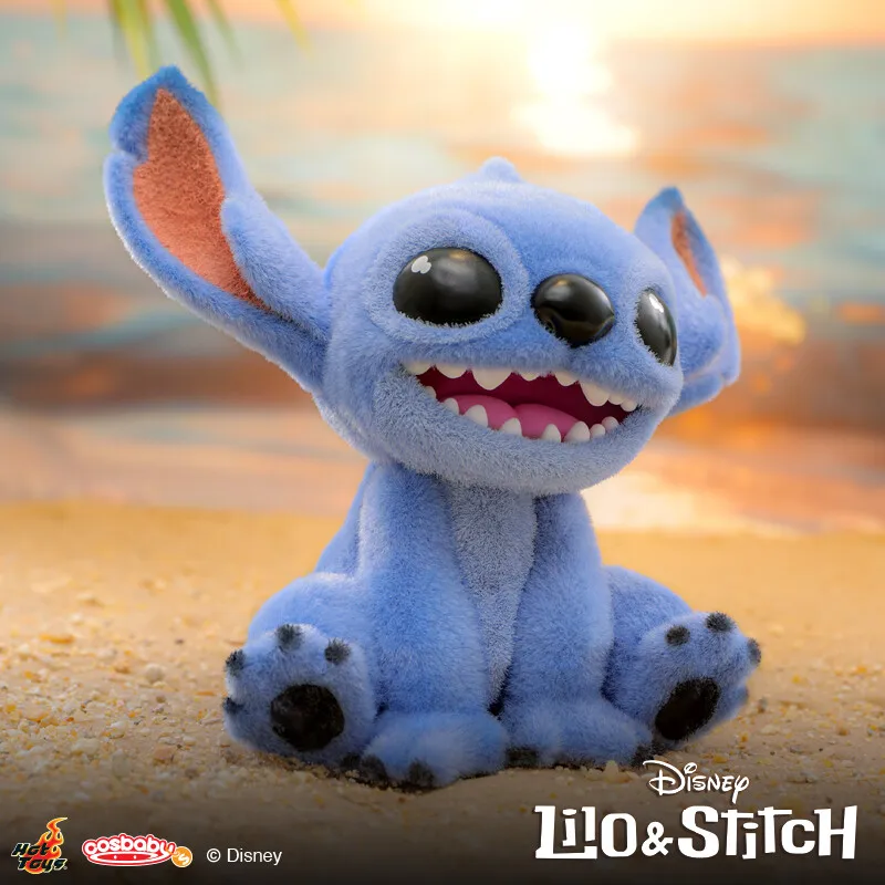 Hottoys Disney Lilo & Stitch Cosbi Mini figura de acción de Anime Cosb1132 1133 Say Hello Sitting Stitch periférico modelos coleccionables