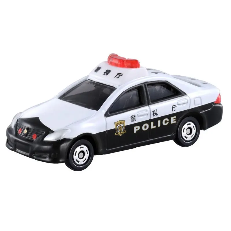 Echte Tomica gegoten auto nr. 110 Toyota Crown Osaka politieauto eerste editie miniatuur automodel speelgoed cadeau
