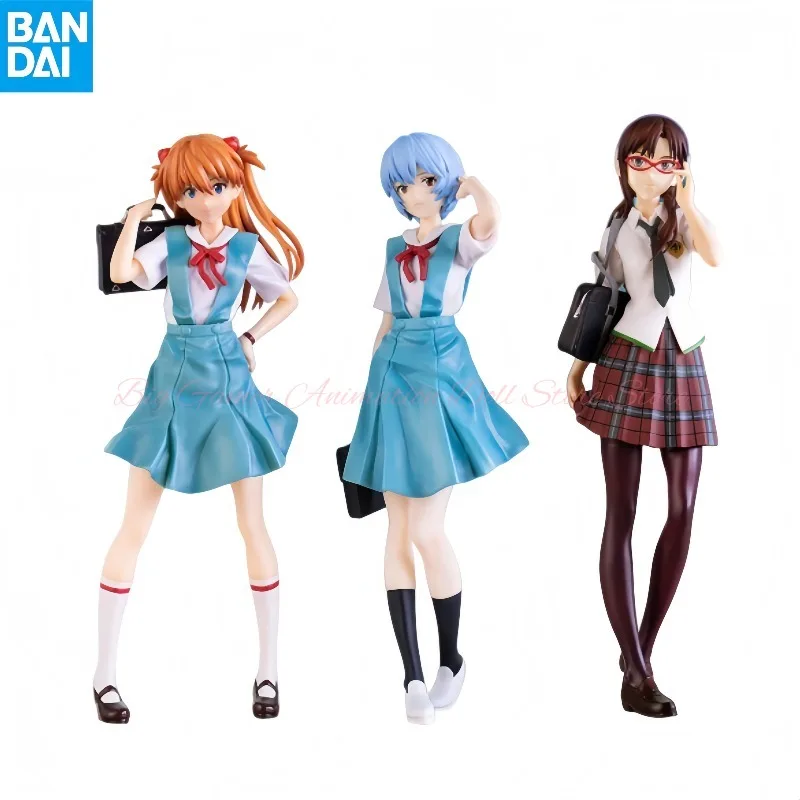 

Bandai Spirits Ichiban Sho Neon Genesis Evangelion Makinami Mari Illustrious, Ayanami Rei, Souryuu Asuka Action Figure Toy