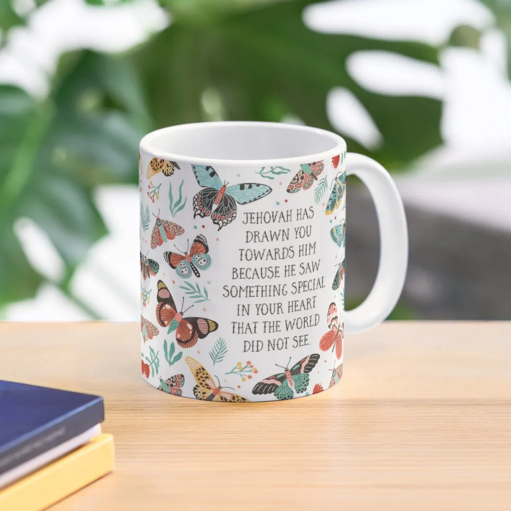 Jehovah Has Drawn You Towards Him Butte  Mug Printed Drinkware Photo Design Coffee Gifts Handle Round Tea Image Simple Cup