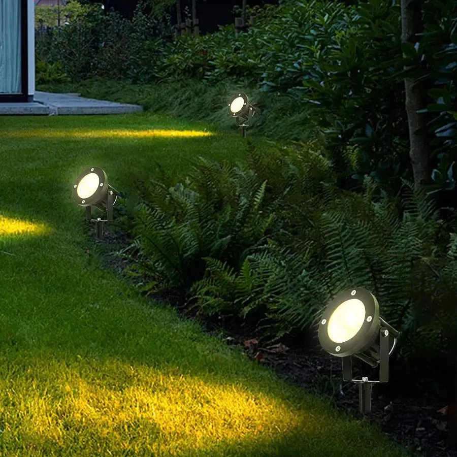 LED GU10 Garden Lighting Lawn Lamp Outdoor Waterproof Lighting Led Garden Path Spotlights COB AC85-265V Garden Patio Decoration view 6