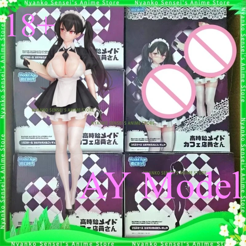

In Stock AY Model China Ver. High Hourly Wage Maid Coffee Shop Staff 1/6 Sexy Girl Removable Shameful Figure Anime Model Toy
