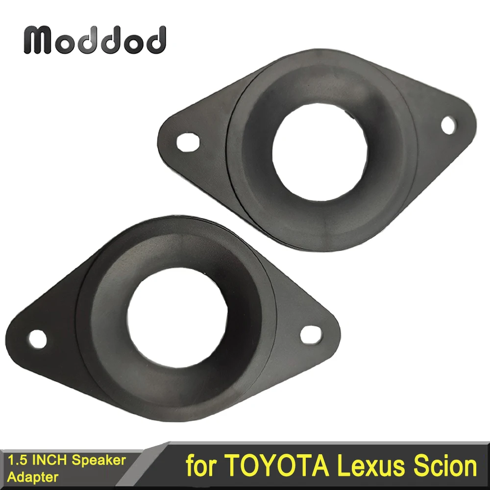 

1.5 INCH Car Front Door Speaker Adapter Fit for Toyota 4Runner Avalon Camry RAV4 Corolla PRUIS Lexus IS GS Scion Spacer Rings