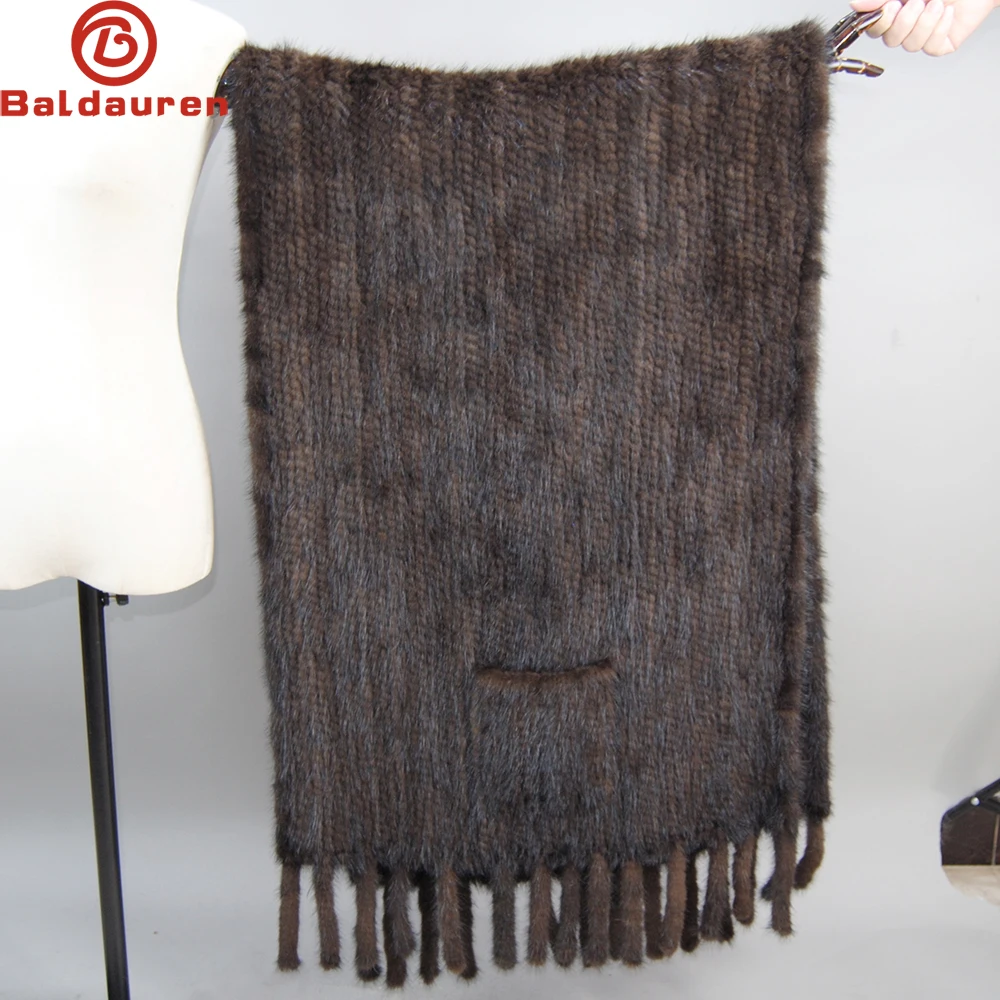 

2025 Lady Luxury Authentic Mink Fur Shawl Scarf Winter 100% Natural Mink Fur Real Scarfs Shawl Fashion Genuine Mink Fur Ponchos