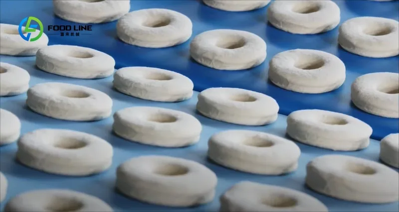 CE Automatic Donut Production Line High Capacity Donut Processing Line Bakery Machinery for Food Factory customize